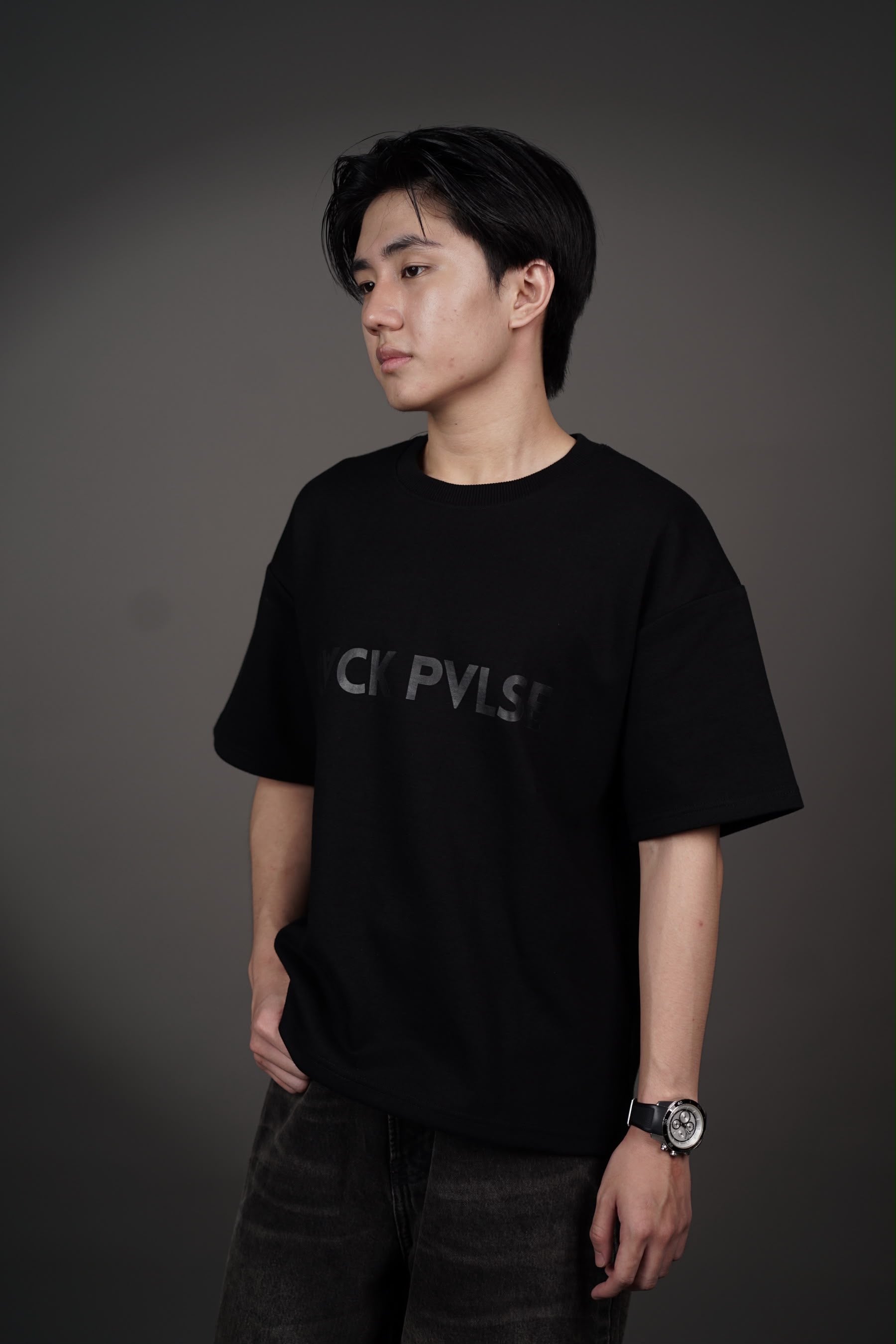 BLVCKPVLSE “Classic” Signature Oversized T-Shirt Black