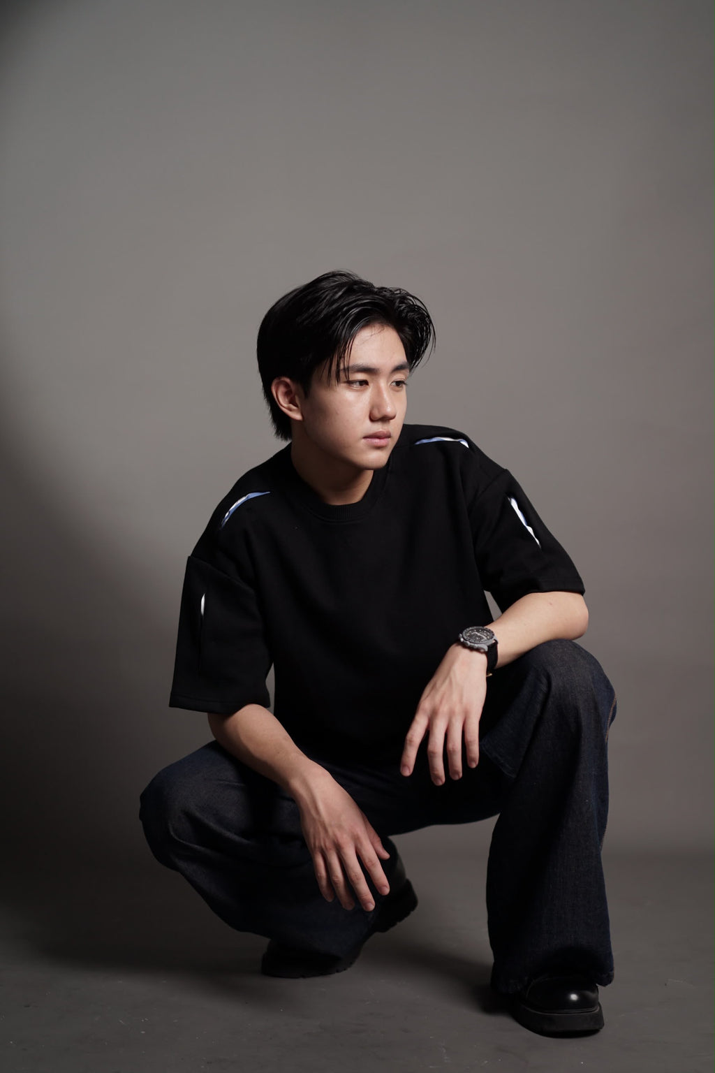 BLVCKPVLSE “MDMN” Special Oversized T-Shirt Black